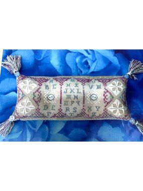 Peek-A-Boo Pin Cushion Cross-Stitch Pattern By Indigo Rose Catherine Strickler